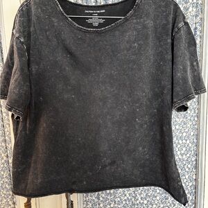 Caution To The Wind Charcoal Short Sleeve Tee